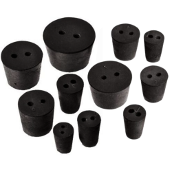 Rubber Stoppers, 2 Hole (FULL PACK, ANY SIZE)