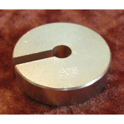 Slotted Masses, 50 Grams, Spare
